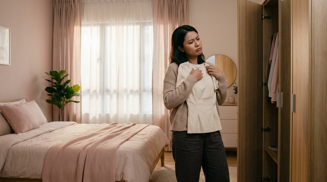 Baju makin ketat, rasa kurang selesa